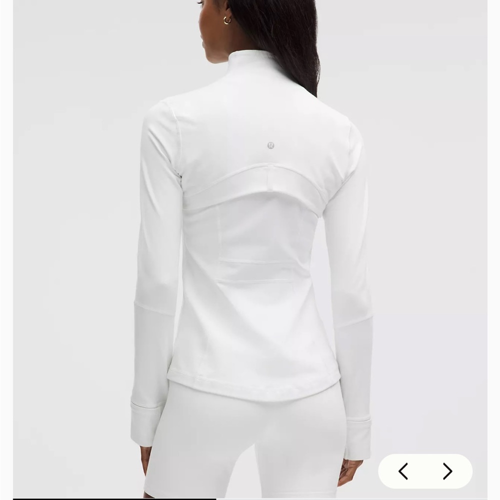 Lululemon Define Jacket Luon White Zip-Up Jacket size 8 - Picture 3 of 12